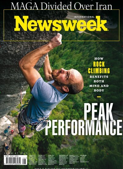 Titelbild der Ausgabe 21/2025 von Newsweek International. Diese Zeitschrift und viele weitere Wirtschaftsmagazine und Politikmagazine als Abo oder epaper bei United Kiosk online kaufen.