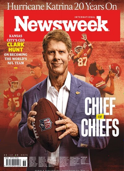 Titelbild der Ausgabe 26/2025 von Newsweek International. Diese Zeitschrift und viele weitere Wirtschaftsmagazine und Politikmagazine als Abo oder epaper bei United Kiosk online kaufen.