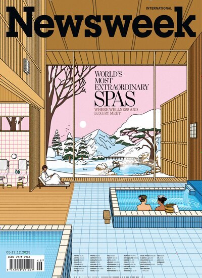 Titelbild der Ausgabe 38/2025 von Newsweek International. Diese Zeitschrift und viele weitere Wirtschaftsmagazine und Politikmagazine als Abo oder epaper bei United Kiosk online kaufen.