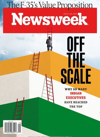 Titelbild der Ausgabe 23/2025 von Newsweek USA. Diese Zeitschrift und viele weitere Wirtschaftsmagazine und Politikmagazine als Abo oder epaper bei United Kiosk online kaufen.