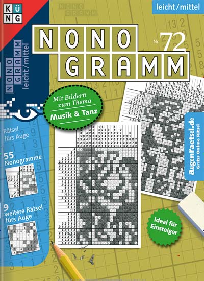 Titelbild der Ausgabe 72/2021 von Nonogramm. Diese Zeitschrift und viele weitere Groschenromane und Rätselhefte als Abo oder epaper bei United Kiosk online kaufen.