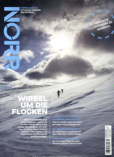 Titelbild der Ausgabe 4/2022 von Norr. Diese Zeitschrift und viele weitere Reisemagazine, Freizeitmagazine und Wissensmagazine als Abo oder epaper bei United Kiosk online kaufen.