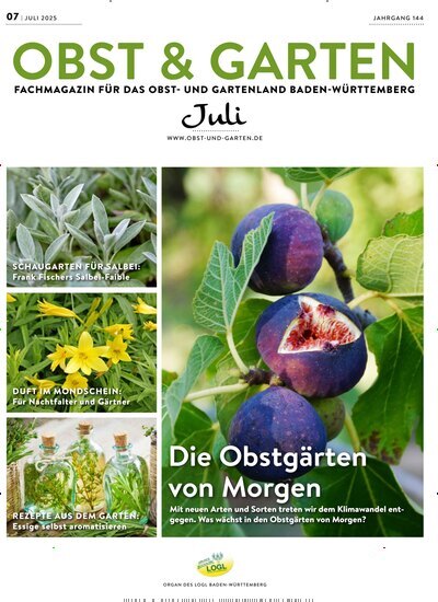 Titelbild der Ausgabe 7/2025 von Obst & Garten. Diese Zeitschrift und viele weitere Naturzeitschriften, Landwirtschaftszeitungen und Umweltmagazine als Abo oder epaper bei United Kiosk online kaufen.
