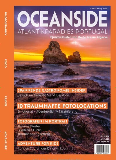 Titelbild der Ausgabe 6/2025 von Oceanside. Diese Zeitschrift und viele weitere Reisemagazine, Freizeitmagazine und Wissensmagazine als Abo oder epaper bei United Kiosk online kaufen.