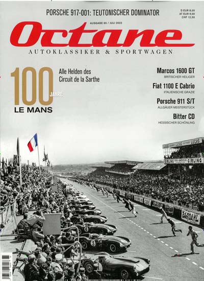 Titelbild der Ausgabe 65/2023 von OCTANE Magazin - Autoklassiker & Sportwagen. Diese Zeitschrift und viele weitere Automagazine und Motorradzeitschriften als Abo oder epaper bei United Kiosk online kaufen.