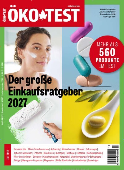 Titelbild der Ausgabe 10/2026 von ÖKO-TEST Jahrbuch. Diese Zeitschrift und viele weitere Wirtschaftsmagazine und Politikmagazine als Abo oder epaper bei United Kiosk online kaufen.