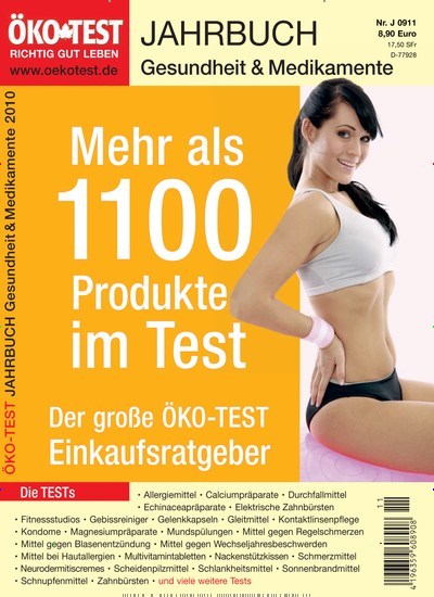 Titelbild der Ausgabe 11/2009 von ÖKO-TEST Jahrbuch Gesundheit & Medikamente. Diese Zeitschrift und viele weitere Wirtschaftsmagazine und Politikmagazine als Abo oder epaper bei United Kiosk online kaufen.