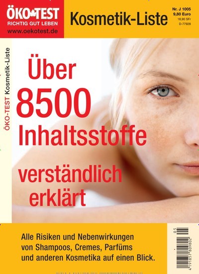 Titelbild der Ausgabe 5/2010 von ÖKO-TEST Kosmetikliste. Diese Zeitschrift und viele weitere Wirtschaftsmagazine und Politikmagazine als Abo oder epaper bei United Kiosk online kaufen.