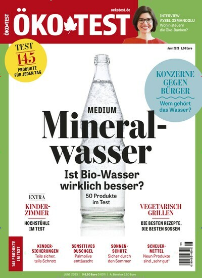 Titelbild der Ausgabe 6/2023 von ÖKO-TEST Magazin. Diese Zeitschrift und viele weitere Wirtschaftsmagazine und Politikmagazine als Abo oder epaper bei United Kiosk online kaufen.