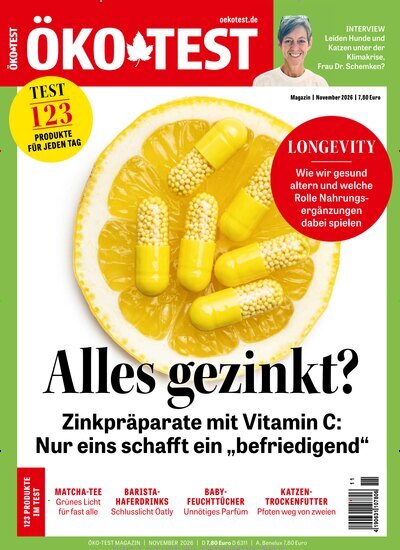 Titelbild der Ausgabe 11/2026 von ÖKO-TEST Magazin. Diese Zeitschrift und viele weitere Wirtschaftsmagazine und Politikmagazine als Abo oder epaper bei United Kiosk online kaufen.