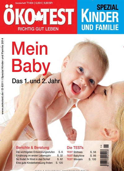 Titelbild der Ausgabe 4/2014 von ÖKO-TEST Spezial Kinder & Familie. Diese Zeitschrift und viele weitere Elternzeitschriften und Tierzeitschriften als Abo oder epaper bei United Kiosk online kaufen.