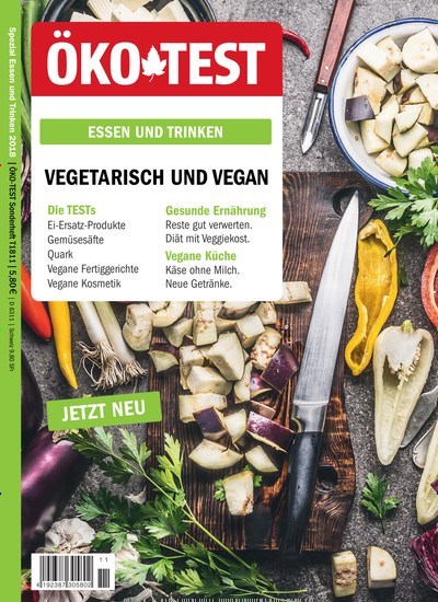 Titelbild der Ausgabe 11/2018 von ÖKO-TEST Spezial Vegetarisch und Vegan. Diese Zeitschrift und viele weitere Kochzeitschriften und Backzeitschriften als Abo oder epaper bei United Kiosk online kaufen.