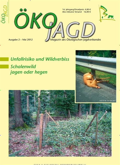 ÖKOJAGD - epaper Titelbild Ausgabe 2/2012 Titelbild von ÖKOJAGD - epaper. Entdecken Sie jetzt die Ausgabe 2/2012. Lesen Sie gerne Naturzeitschriften, Landwirtschaftszeitungen und Umweltmagazine? Dann empfehlen wir Ihnen ÖKOJAGD - epaper als digitales Abo (eAbo) und Einzelheft zum sofort Loslesen oder als Geschenkabo zum Vorbestellen.