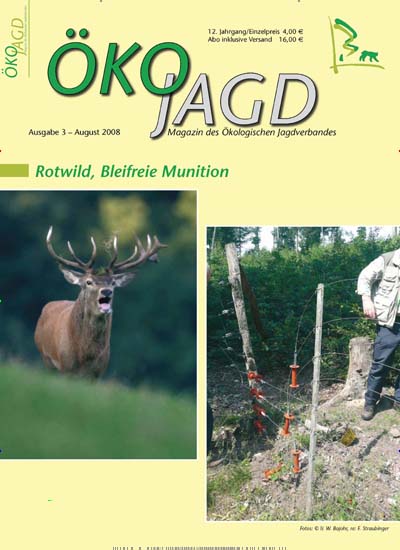 ÖKOJAGD - epaper Titelbild Ausgabe 3/2008 Titelbild von ÖKOJAGD - epaper. Entdecken Sie jetzt die Ausgabe 3/2008. Lesen Sie gerne Naturzeitschriften, Landwirtschaftszeitungen und Umweltmagazine? Dann empfehlen wir Ihnen ÖKOJAGD - epaper als digitales Abo (eAbo) und Einzelheft zum sofort Loslesen oder als Geschenkabo zum Vorbestellen.