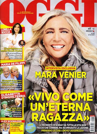 Titelbild der Ausgabe 49/2021 von Oggi. Diese Zeitschrift und viele weitere Lifestylemagazine und Peoplemagazine als Abo oder epaper bei United Kiosk online kaufen.
