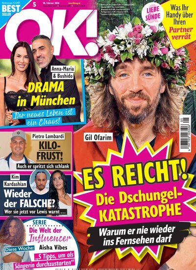Titelbild der Ausgabe 5/2026 von OK!. Diese Zeitschrift und viele weitere Lifestylemagazine und Peoplemagazine als Abo oder epaper bei United Kiosk online kaufen.