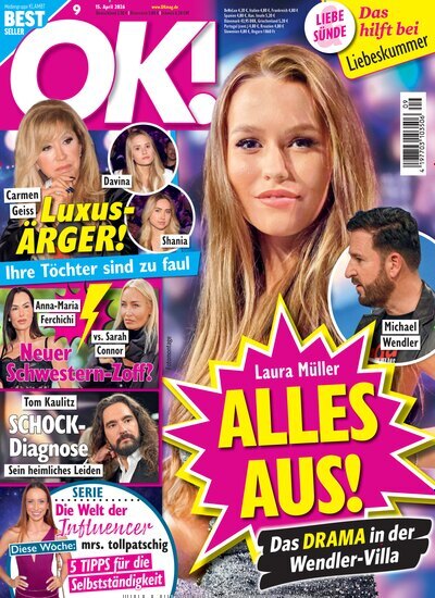 Titelbild der Ausgabe 9/2026 von OK!. Diese Zeitschrift und viele weitere Lifestylemagazine und Peoplemagazine als Abo oder epaper bei United Kiosk online kaufen.