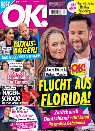 Titelbild der Ausgabe 12/2026 von OK!. Diese Zeitschrift und viele weitere Lifestylemagazine und Peoplemagazine als Abo oder epaper bei United Kiosk online kaufen.