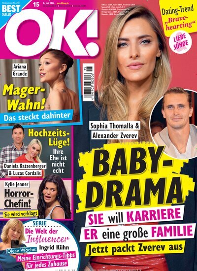 Titelbild der Ausgabe 15/2026 von OK!. Diese Zeitschrift und viele weitere Lifestylemagazine und Peoplemagazine als Abo oder epaper bei United Kiosk online kaufen.