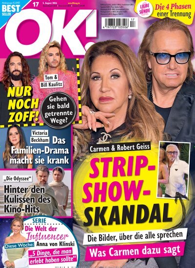 Titelbild der Ausgabe 17/2026 von OK!. Diese Zeitschrift und viele weitere Lifestylemagazine und Peoplemagazine als Abo oder epaper bei United Kiosk online kaufen.