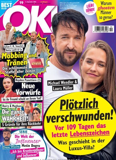 Titelbild der Ausgabe 19/2026 von OK!. Diese Zeitschrift und viele weitere Lifestylemagazine und Peoplemagazine als Abo oder epaper bei United Kiosk online kaufen.