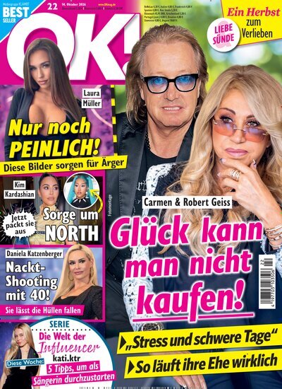 Titelbild der Ausgabe 22/2026 von OK!. Diese Zeitschrift und viele weitere Lifestylemagazine und Peoplemagazine als Abo oder epaper bei United Kiosk online kaufen.