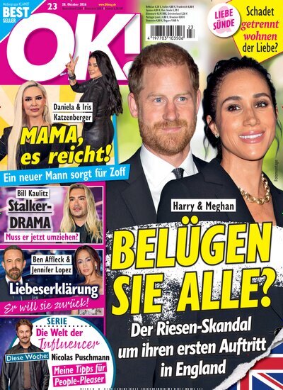 Titelbild der Ausgabe 23/2026 von OK!. Diese Zeitschrift und viele weitere Lifestylemagazine und Peoplemagazine als Abo oder epaper bei United Kiosk online kaufen.