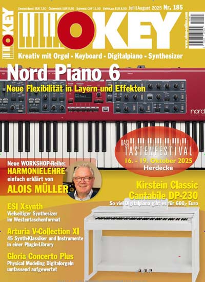 Titelbild der Ausgabe 185/2025 von OKEY. Diese Zeitschrift und viele weitere Reisemagazine, Freizeitmagazine und Wissensmagazine als Abo oder epaper bei United Kiosk online kaufen.