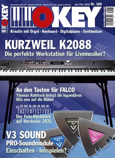 Titelbild der Ausgabe 188/2026 von OKEY. Diese Zeitschrift und viele weitere Reisemagazine, Freizeitmagazine und Wissensmagazine als Abo oder epaper bei United Kiosk online kaufen.