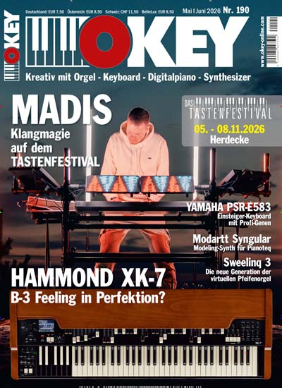 Titelbild der Ausgabe 190/2026 von OKEY. Diese Zeitschrift und viele weitere Reisemagazine, Freizeitmagazine und Wissensmagazine als Abo oder epaper bei United Kiosk online kaufen.