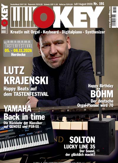 Titelbild der Ausgabe 191/2026 von OKEY. Diese Zeitschrift und viele weitere Reisemagazine, Freizeitmagazine und Wissensmagazine als Abo oder epaper bei United Kiosk online kaufen.