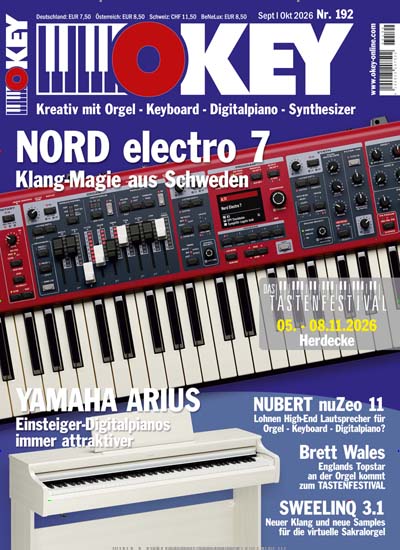 Titelbild der Ausgabe 192/2026 von OKEY. Diese Zeitschrift und viele weitere Reisemagazine, Freizeitmagazine und Wissensmagazine als Abo oder epaper bei United Kiosk online kaufen.