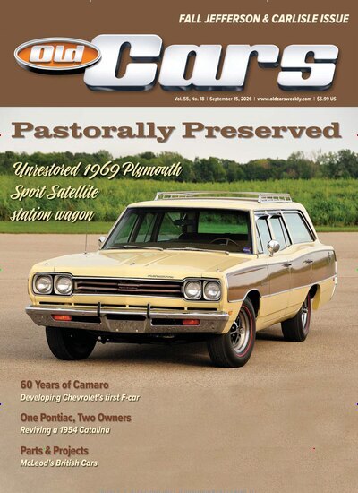 Titelbild der Ausgabe 15/2026 von Old Cars Weekly. Diese Zeitschrift und viele weitere Automagazine und Motorradzeitschriften als Abo oder epaper bei United Kiosk online kaufen.