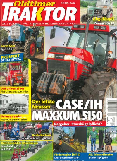 Oldtimer Traktor 6/2023 – Zeitschrift für historische Landmaschinen, Jahrgang 2023, Oldtimer Traktor, Zeitschriften, Shop