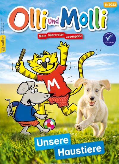 Titelbild der Ausgabe 6/2022 von Olli und Molli. Diese Zeitschrift und viele weitere Jugendzeitschriften und Kinderzeitschriften als Abo oder epaper bei United Kiosk online kaufen.