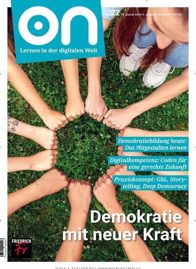 Titelbild der Ausgabe 22/2025 von on. Lernen in der digitalen Welt. Diese Zeitschrift und viele weitere Zeitschriften für Pädagogik als Abo oder epaper bei United Kiosk online kaufen.