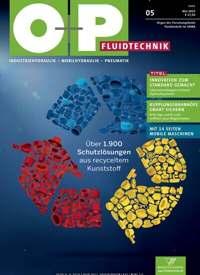 Titelbild der Ausgabe 5/2023 von O+P Fluidtechnik. Diese Zeitschrift und viele weitere Industriemagazine und Handwerkmagazine als Abo oder epaper bei United Kiosk online kaufen.