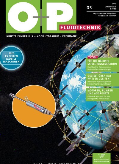 Titelbild der Ausgabe 5/2025 von O+P Fluidtechnik. Diese Zeitschrift und viele weitere Industriemagazine und Handwerkmagazine als Abo oder epaper bei United Kiosk online kaufen.