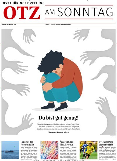 Titelbild der Ausgabe 35/2026 von Ostthüringer Zeitung OTZ am Sonntag. Diese Zeitschrift und viele weitere Zeitungsabos als Abo oder epaper bei United Kiosk online kaufen.