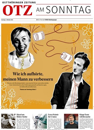 Titelbild der Ausgabe 40/2026 von Ostthüringer Zeitung OTZ am Sonntag. Diese Zeitschrift und viele weitere Zeitungsabos als Abo oder epaper bei United Kiosk online kaufen.