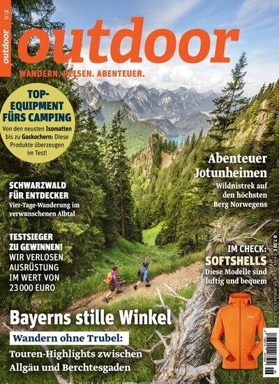 Titelbild der Ausgabe 6/2025 von Outdoor. Diese Zeitschrift und viele weitere Sportmagazine als Abo oder epaper bei United Kiosk online kaufen.