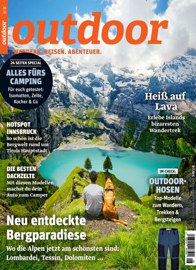 Titelbild der Ausgabe 6/2026 von Outdoor. Diese Zeitschrift und viele weitere Sportmagazine als Abo oder epaper bei United Kiosk online kaufen.