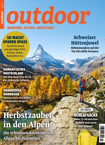 Titelbild der Ausgabe 10/2026 von Outdoor. Diese Zeitschrift und viele weitere Sportmagazine als Abo oder epaper bei United Kiosk online kaufen.