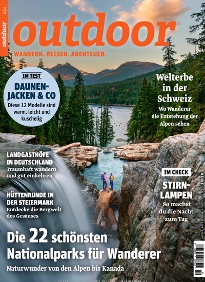 Titelbild der Ausgabe 12/2025 von Outdoor. Diese Zeitschrift und viele weitere Sportmagazine als Abo oder epaper bei United Kiosk online kaufen.