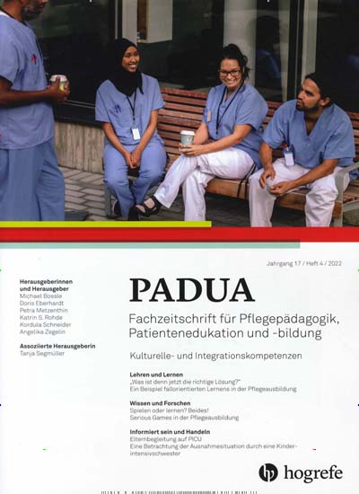 Titelbild der Ausgabe 5/2022 von Padua. Diese Zeitschrift und viele weitere Zeitschriften für Pädagogik als Abo oder epaper bei United Kiosk online kaufen.