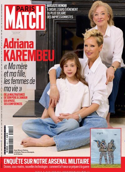 Titelbild der Ausgabe 10/2026 von Paris Match. Diese Zeitschrift und viele weitere Lifestylemagazine und Peoplemagazine als Abo oder epaper bei United Kiosk online kaufen.