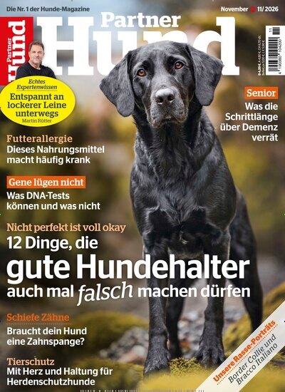 Titelbild der Ausgabe 11/2026 von Partner Hund. Diese Zeitschrift und viele weitere Elternzeitschriften und Tierzeitschriften als Abo oder epaper bei United Kiosk online kaufen.