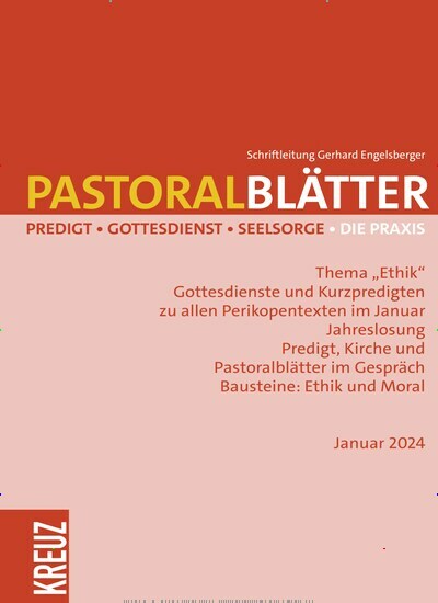 Titelbild der Ausgabe 1/2024 von Pastoralblätter. Diese Zeitschrift und viele weitere Kunstmagazine und Kulturmagazine als Abo oder epaper bei United Kiosk online kaufen.