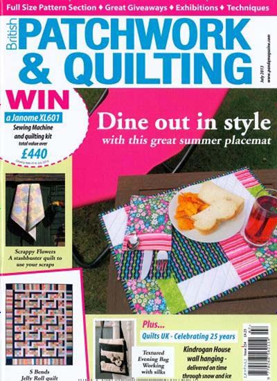 Titelbild der Ausgabe 1/2017 von Patchwork and Quilting. Diese Zeitschrift und viele weitere Modemagazine und DIY-Magazine als Abo oder epaper bei United Kiosk online kaufen.