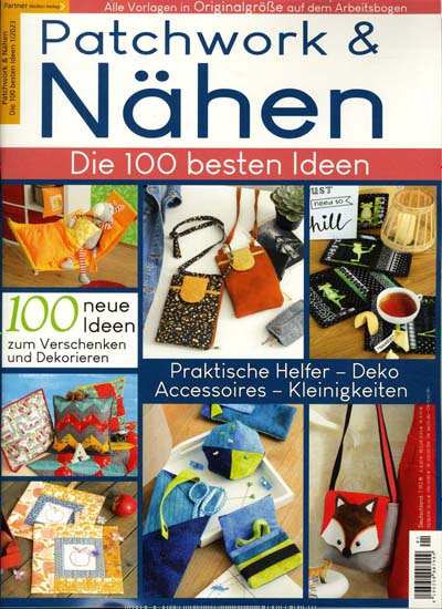 Titelbild der Ausgabe 1/2023 von Patchwork & Nähen. Diese Zeitschrift und viele weitere Modemagazine und DIY-Magazine als Abo oder epaper bei United Kiosk online kaufen.